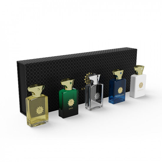 Amouage Men's Miniature EDP Splash 愛慕經典男香水5件套（史詩+化蝶+