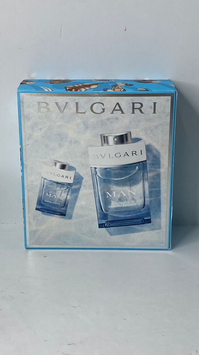 Bvlgari  Man Glacial Essence Eau De Parfum 100m +15ml Set 寶格麗 極地冰峰男士香水套裝 100毫升+15毫升