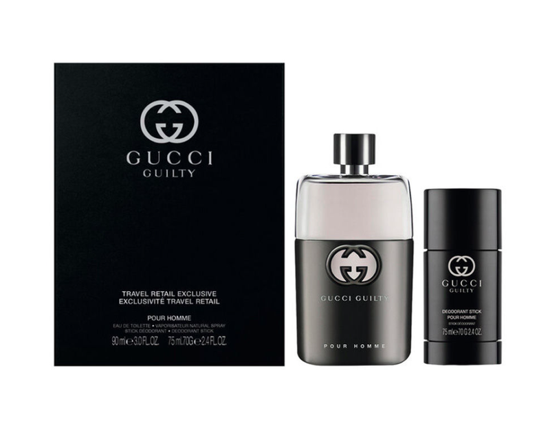 Gucci Guilty pour Homme Eau de Toilette Spring Gift Set   90ml + 75ml 古姿 男士淡香水春季禮盒 90毫升 + 75毫升