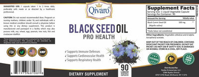 QIH01 - 黑籽油 | BLACK SEED OIL PRO HEALTH by QIVARO