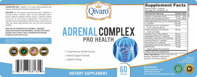 QIH09 - 腎上腺寶 | ADRENAL COMPLEX PRO HEALTH by QIVARO