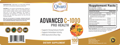 QIH12 - 複合C寶 | ADVANCED C-1000 PRO HEALTH by QIVARO