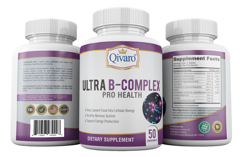 QIH13 - 複合維B寶 | ULTRA B-COMPLEX PRO HEALTH by QIVARO