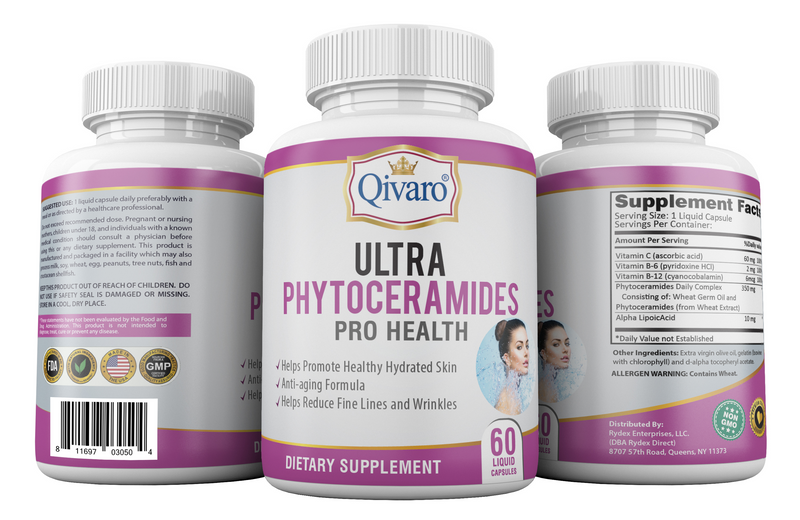 QIH42 - 神經酰胺護膚保濕膠囊 | ULTRA PHYTOCERAMIDES PRO HEALTH by QIVARO