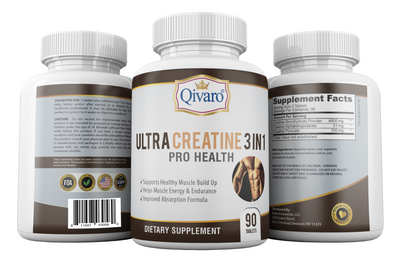 QIH48 - 三合一超級肌酸增肌寶 | ULTRA CREATINE 3 IN 1 PRO HEALTH by QIVARO